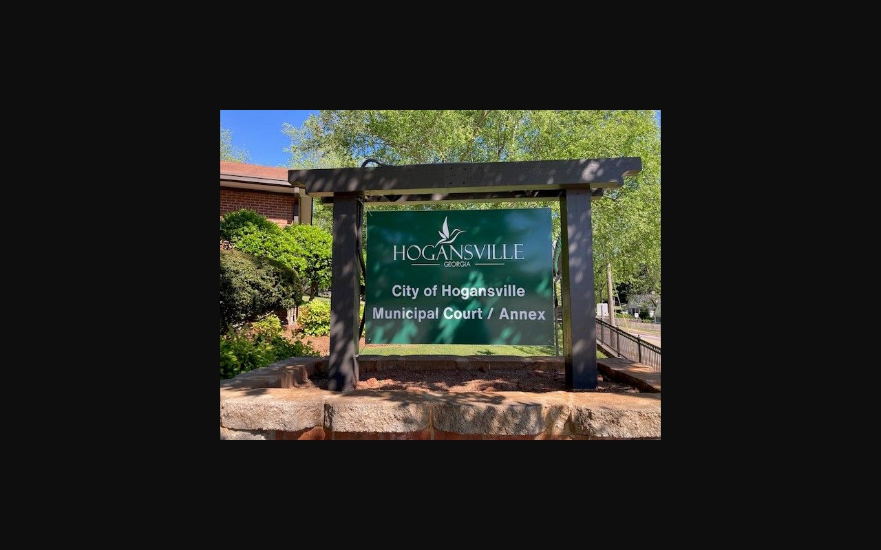 Hogansville court records Municipal Court annex building